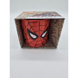 Marvel Comics Spider-Man Ceramic Mug 20oz Red Web Mask Vandor 26866 New